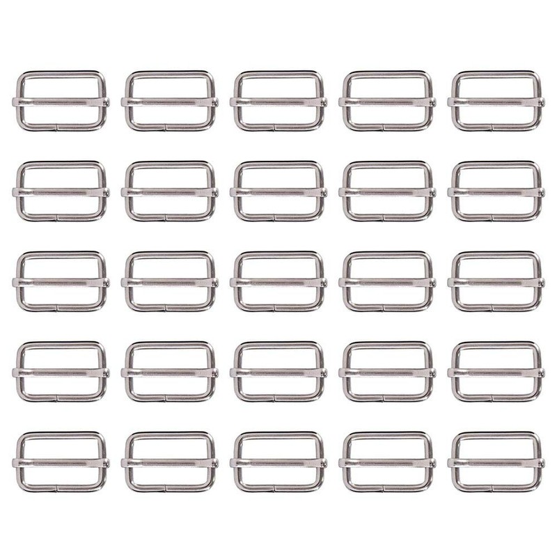 Pack of 30 Metal Buckles 3 Sizes 38 mm 32