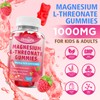 2 Pack Magnesium L-Threonate Gummies 1000MG, Magnesium Threonate Supplement for