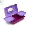 Caboodles Pretty in Petite Makeup Box, Two-Tone Lavender on Violet,