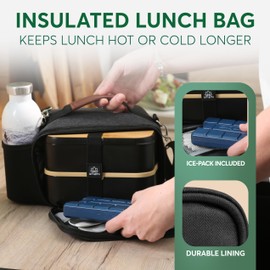 Umami Insulated Lunchbreak Blue with icepack