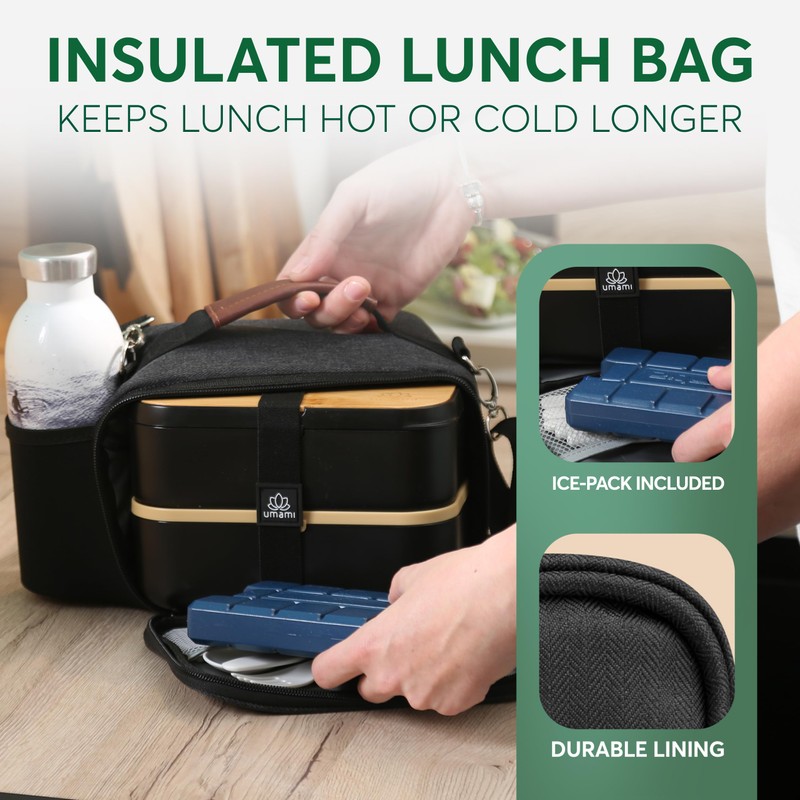 Umami Insulated Lunchbreak Blue with icepack