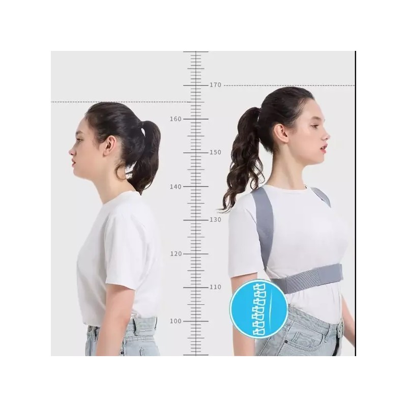신형 자세교정밴드 어깨 라운드 숄더펴기 바른자세 [S] New Posture Correction