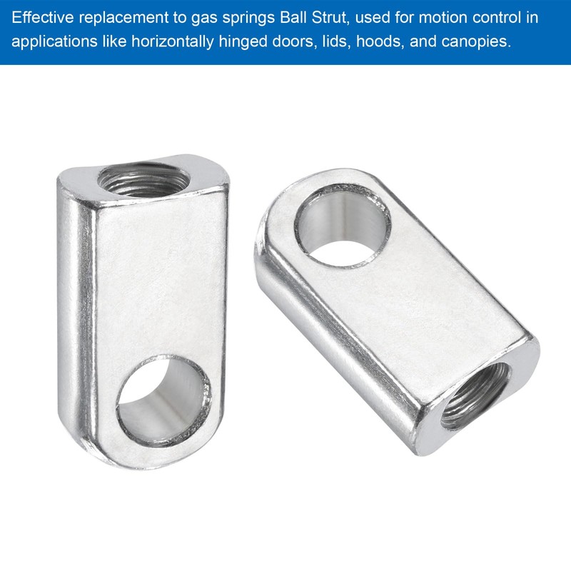 uxcell Gas Spring Strut M8 Joint Fitting Female Threaded Connectors