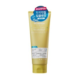 ORJENA Moringa Scalp Perfect Shampoo 200ml – Champú Limpiador y Calmante con Extracto de Moringa y Ácidos Exfoliantes para Cuero Cabelludo Sensible y Graso