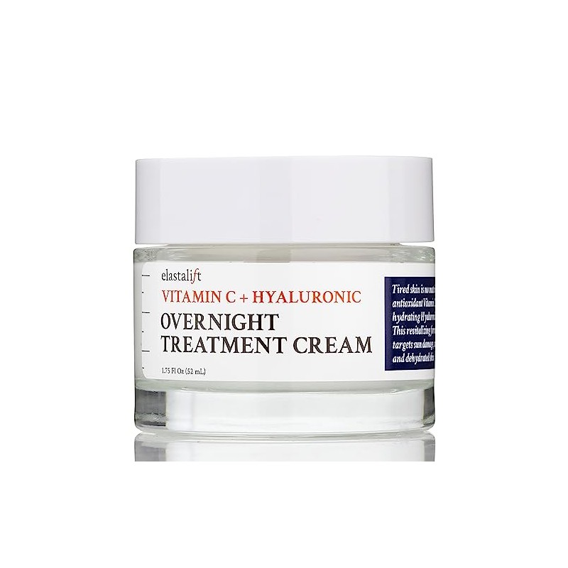 Elastalift Crema Noche Renovadora Iluminadora Vitamina Hidratante Ácido Hialurónico Cara