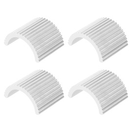 LT Easiyl 4Pcs Aluminum Alloy Bicycle Handlebar Shims Motorcycle Handlebar Spacer Conversion Washers Conversion 28mm To 22mm Gasket Silver