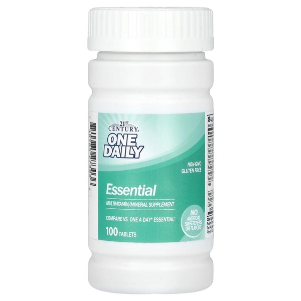 21st Century One Daily Essential Tablets, 100 Count