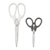 Digital Shoppy MARKBART, scissors, set of 2 (Grey/White)