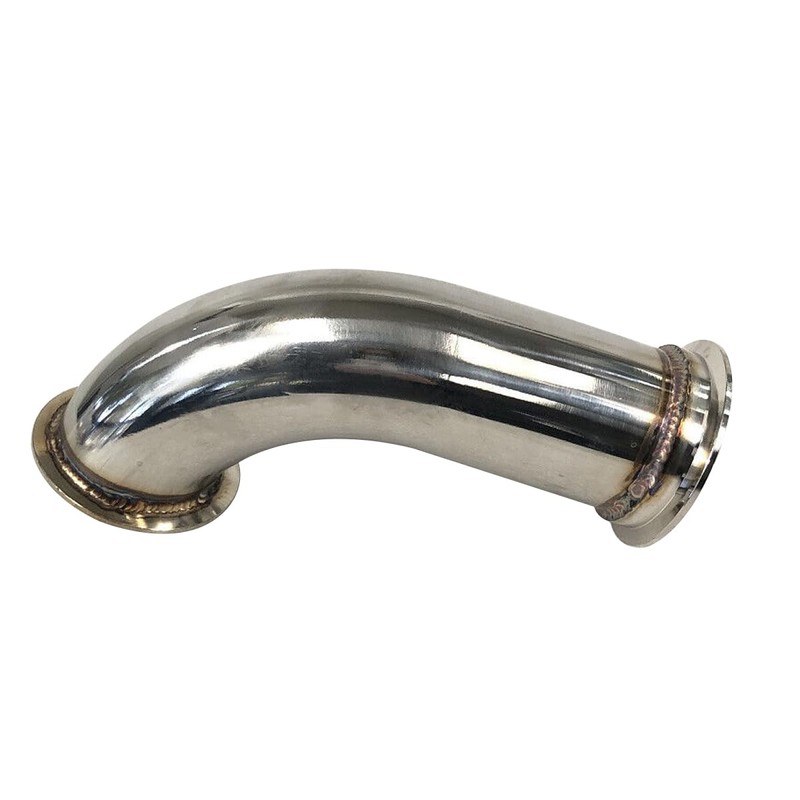 2.5" ID V-Band Turbo Stainless Steel 90 Degree Exhaust Elbow