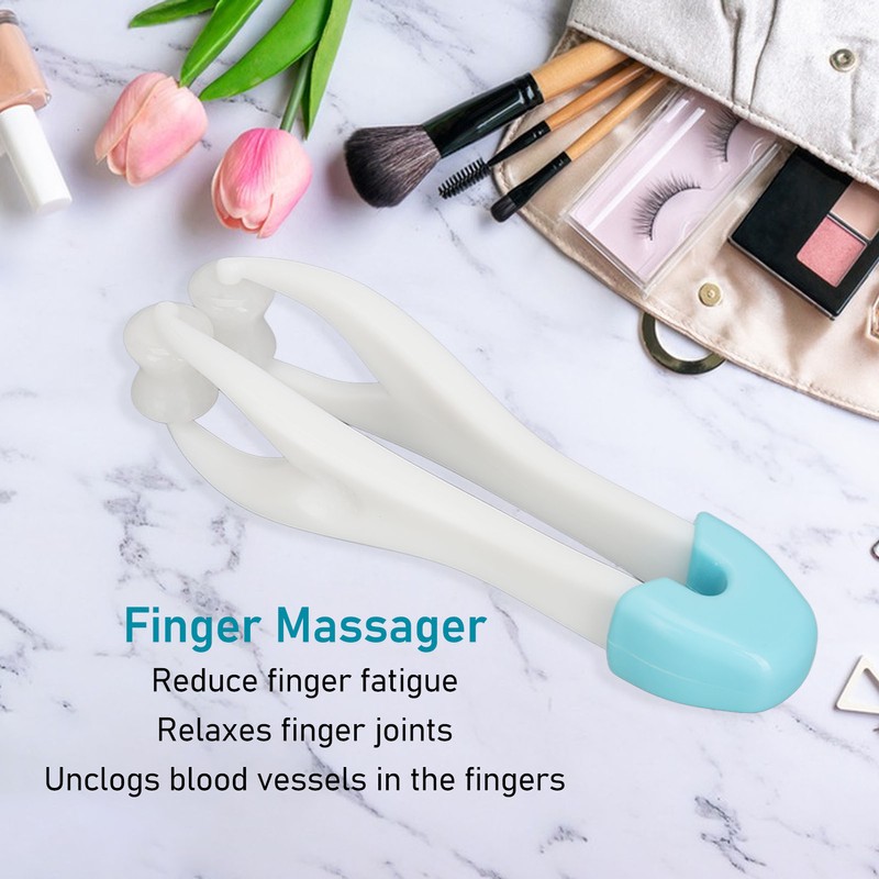 Jadestone Finger Wrist Massage Roller for Arthritis Reduce Fatigue Handheld