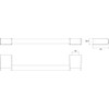 Emco Flow Bath Handle 300 mm in Black for Bathroom
