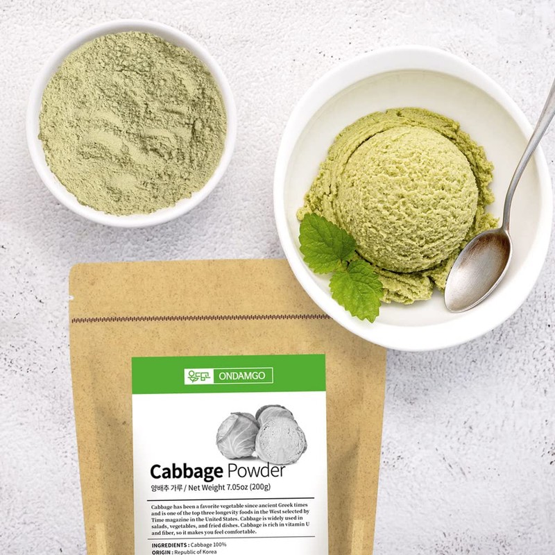 ONDAMGO Cabbage Powder 200g Rich in Nutrients - Great for