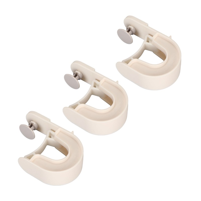 3Pcs Broom Mop Holder Self Adhesive Prevent Slip Multipurpose Wall