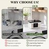 Dryer Sheet Holder with 6 Labels for Laundry Room Organization