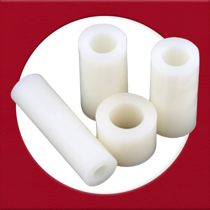 M10 x 20mm White Nylon SPACERS Plastic Standoff Washers Outside