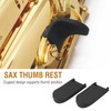 Haosie 2PCS Saxophone Thumb Rest, Comfortable Saxophone Thumb Finger Rest