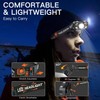 KunHe 10 Pack led Rechargeable Headlamp Flashlight Headlight Motion Sensor
