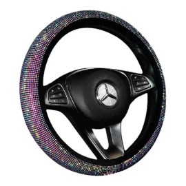 Protector Funda Cubre Volante Brillante Diamante Auto Moda