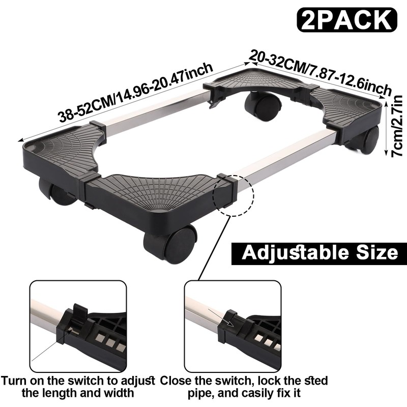 DAJAVE 2 Pcs PC Stand for Floor PC Tower Stand