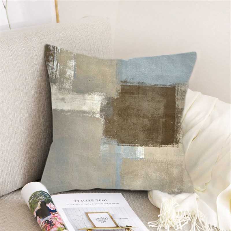Daesar Bed Throw Pillow Covers, Pillowcase Living Room 4 Pack