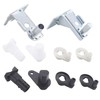 Whole Parts Refrigerator Adjustable Door Hinges Kit for Left and