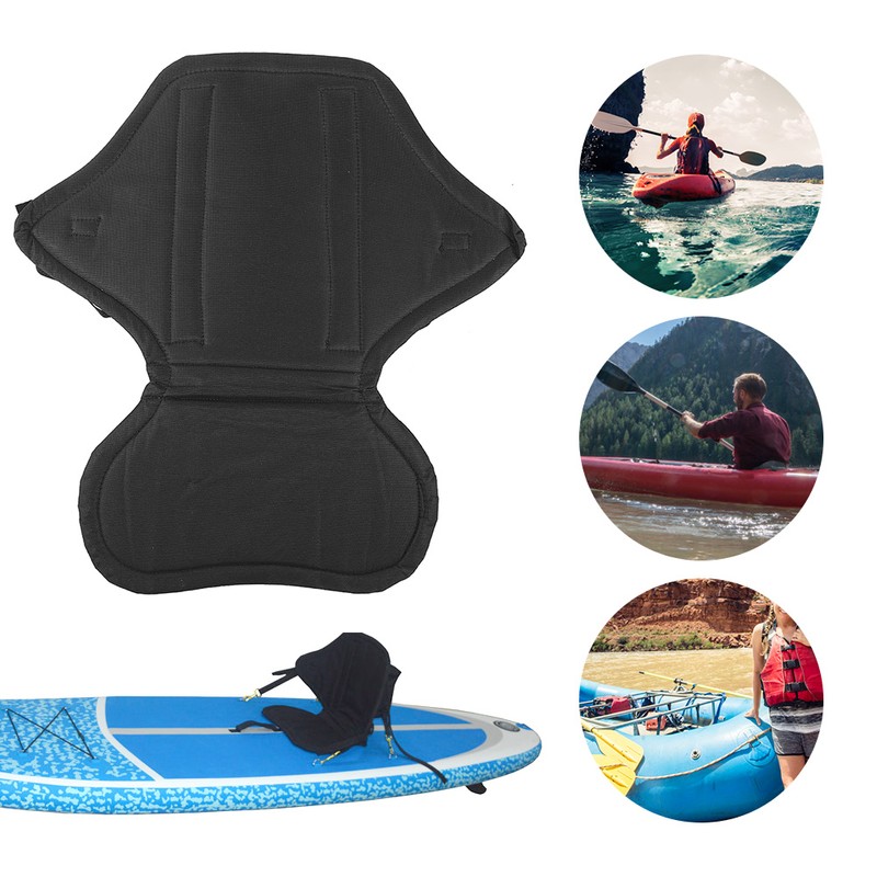 Adjustable Backrest Boating Seat Waterproof Pad Cushioned Back Support for