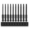 SHAOHUA Triangle Screwdriver Set, 10Pcs S2 Steel Triangle Drill Bit