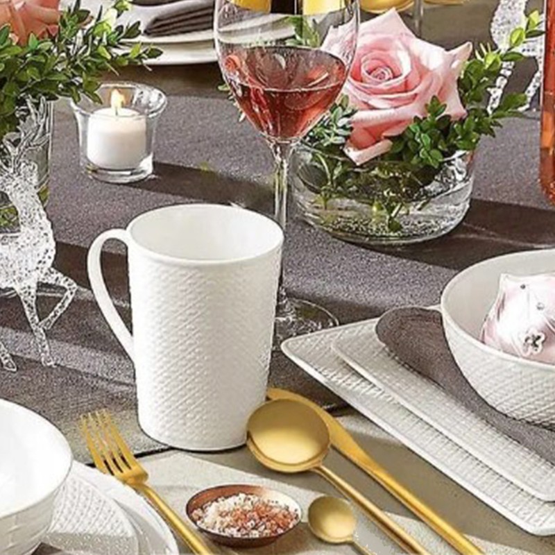 6 Set Gold Cutlery Set Stainless Steel Elegant Steak Knife