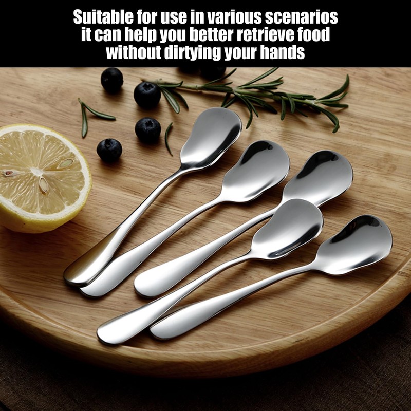 6pcs Ice Cream Spoons, 2pcs Mud Scraper, Ice Cream Divider,
