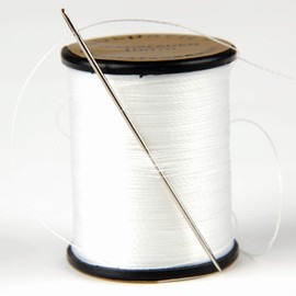 Bestlivings Denim Thread in White, 100 m Quality – Sewing Thread in 210 D/2 – Denim Yarn Denim, 100% Nylon – Tear-Resistant Yarn for the Sewing Machine