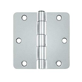 Deltana S35R426 Residential Thickness Steel 3 1/2-Inch x 3 1/2-Inch x 1/4-Inch Radius Hinge