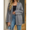 Cicy Bell Womens Oversized Cardigans Long Sleeve Open Front Shawl
