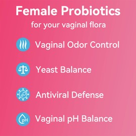 Vevoec Gynable Vaginal Probiotics for Women,Female Probiotic for pH Balance with Lactobacillus 5 Billion CFU Probiotics Blend,Selenium-Vitamin D3,Promote Healthy Vaginal Odor & Vaginal Flora,30 Count