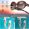 Joopin Oversized Rectangle Sunglasses Tortoise Shades for Women Ladies Trendy
