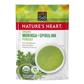 Nature´s Heart Organic moringa + spirulina powder 100g