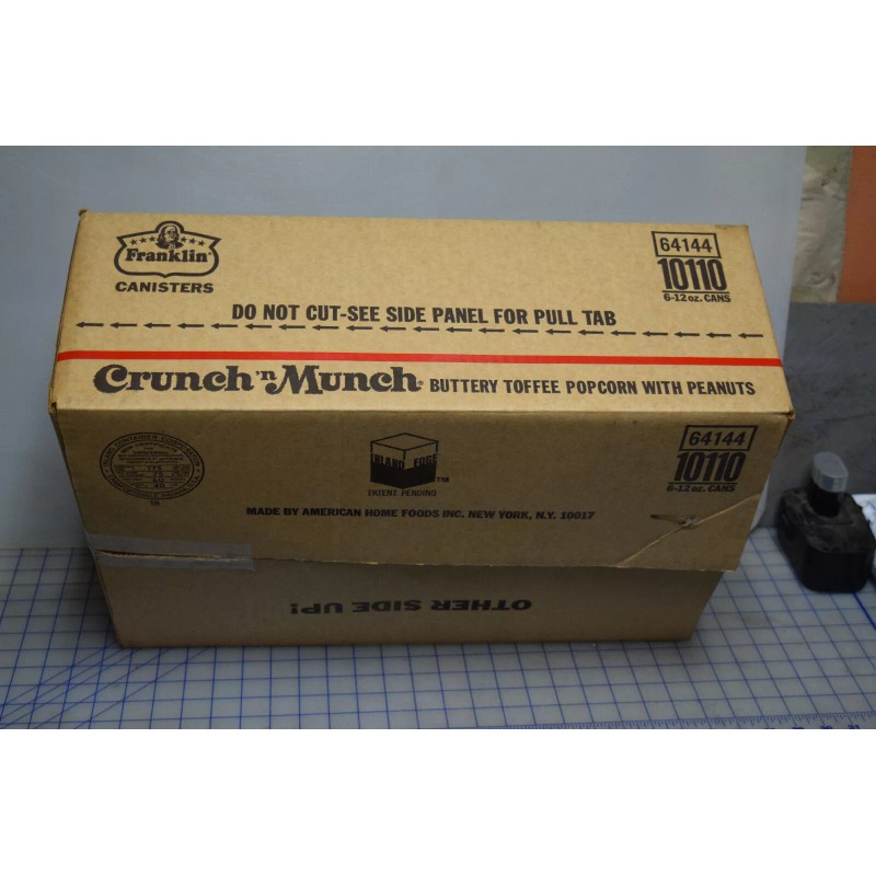 crunch -n- munch tins case of 6 tins