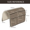 HAOMAIJIA Anti Slip Sofa Armrest Organizer Arm Chair Bedside Caddy