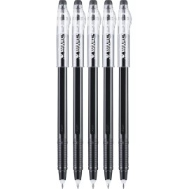 Pilot Kit 5x Plumas Gel Borrable Pilot Frixion Ball Fino Negras Color De La Tinta Negra Color Del Exterior Negro