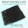 Liyate Boho Box Braids Crochet Hair for Women 18 Inch