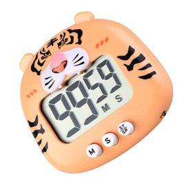 Ciieeo Tiger Shaped Timer for Home Use Kitchen Cooking Reminder Tool Display for Baking Frying and Boiling Eggs Versatile Magnetic Design for Easy Access