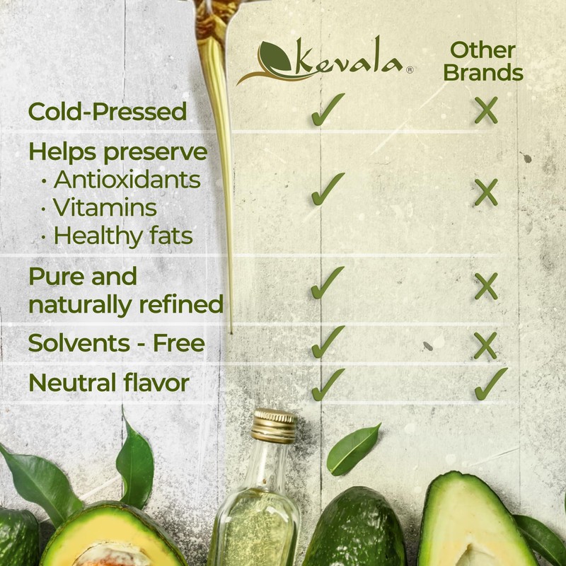 Kevala Avocado Oil – Cold Pressed | Non‑GMO Project Verified