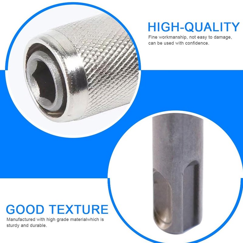 2 Pcs SDS Bit Adapter Hex Socket Drill Holder Converter