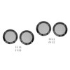jojofuny 2sets Speaker Grill Covers Mesh Decorative for Car Audio