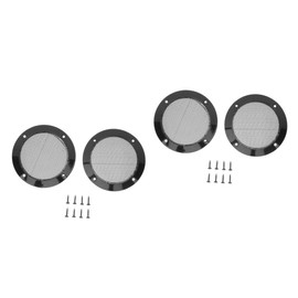 jojofuny 2sets Speaker Grill Covers Mesh Decorative for Car Audio Practical Woofer Horn Guards for Speaker and Aesthetics