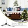 Healifty Adjustable Base 6Pcs Xmas Tree Bases Stand Christmas Tree