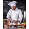 FORLIM Gravity Electric Salt and Pepper Grinder Set, Upgraded 4