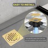 4" Drain Grate Kit Compatible with Schluter Systems kerdi Shower