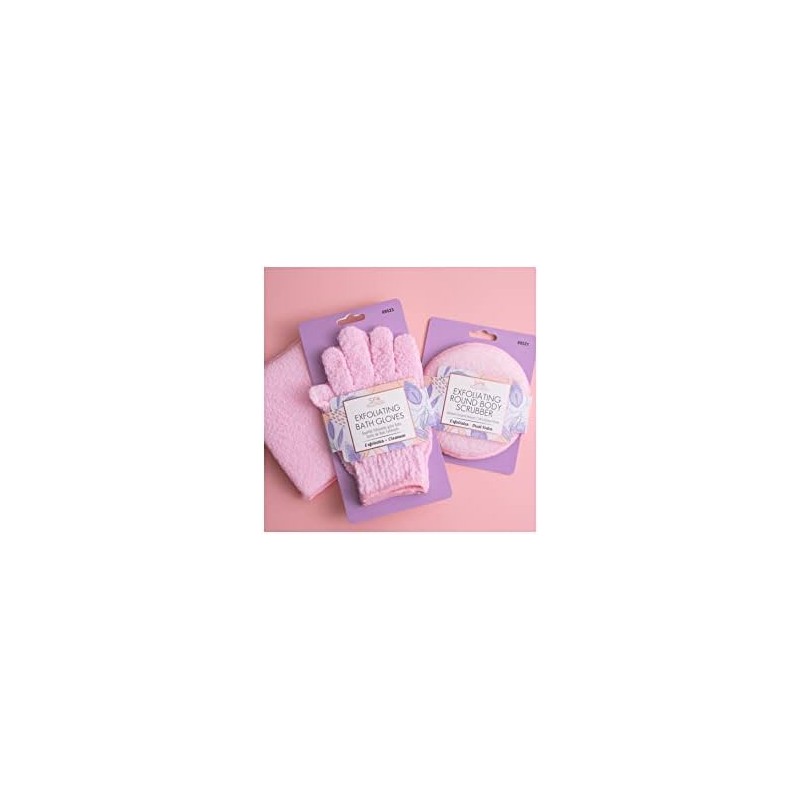 Spa Solutions - Guantes de baño exfoliantes