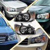 Headlight Assembly Compatible with Toyota Highlander 2001 2002 2003 Halogen