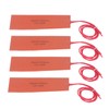 4 Pcs Silicone Rubber Heating Pad Flexible Silicone Heater Mat